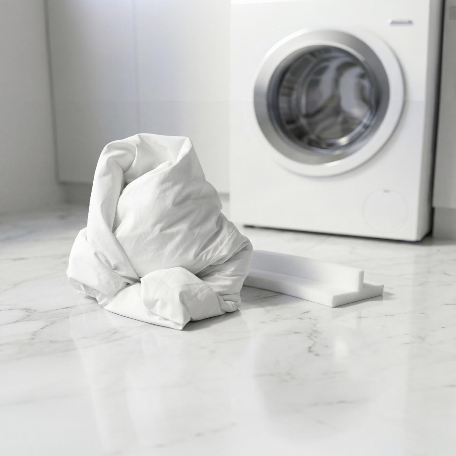 Machine wasbaar 60 graden celsius wit Hoeslaken met ingebouwde uitneembare matraswig 180 x 200 cm Bed & goods dicht spleet tussen twee matrassen, maakt van twee matrassen een tweepersoonsbed bedbinder lovebridge liefdesbrug matrasbrug